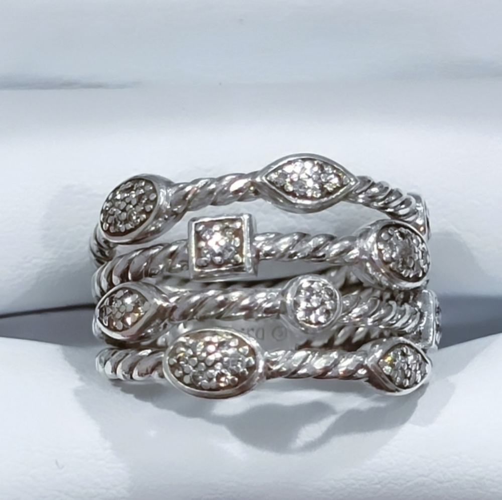 David Yurman Confetti Ring with Diamonds